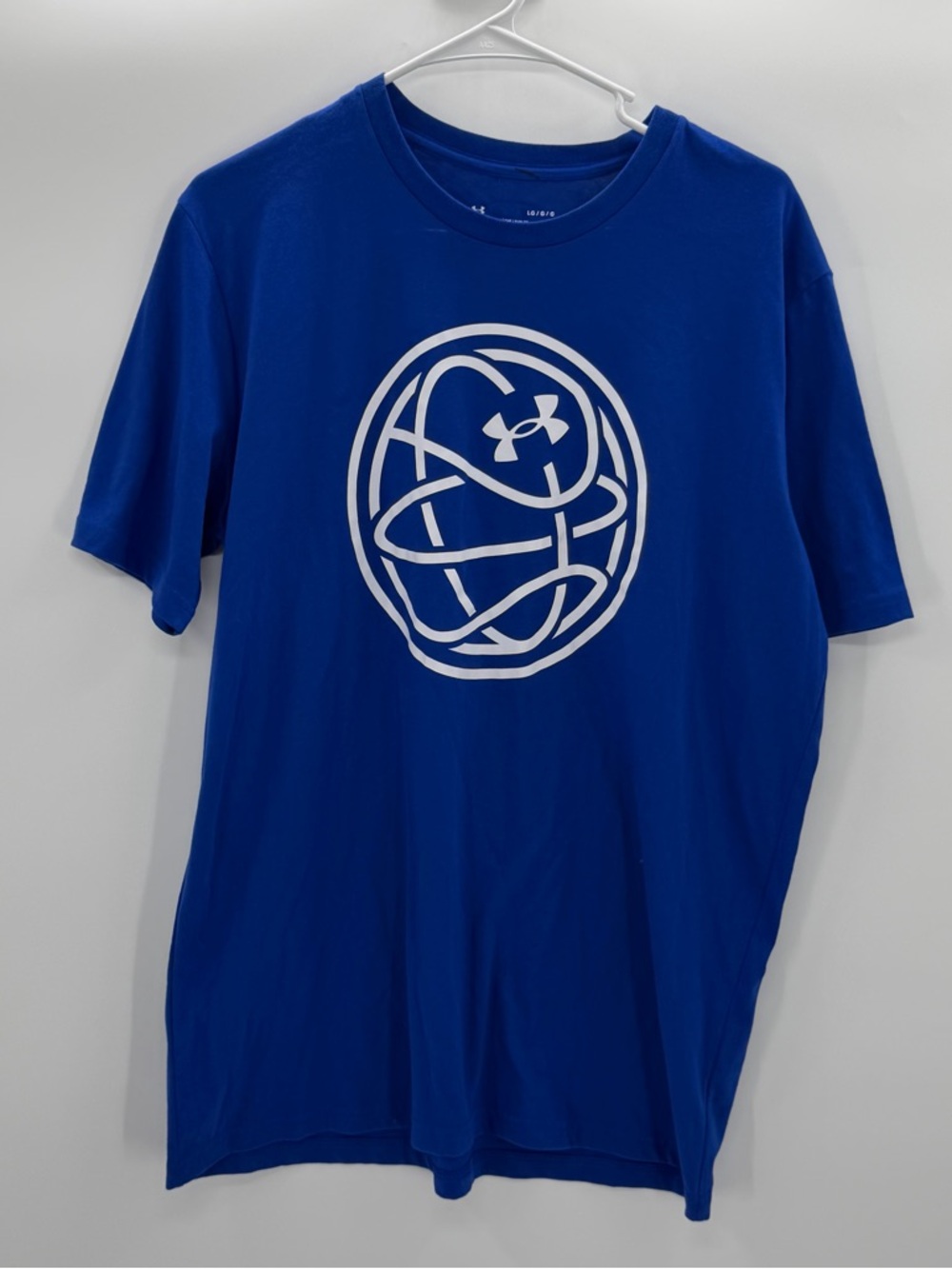 Under Armour Blue Tee with White Circular Logo